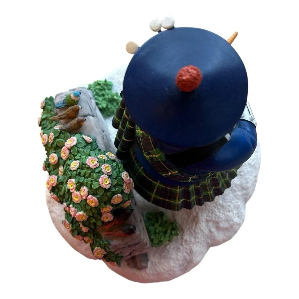 Lenox Piper In the Snow Lynn Bywaters Snowman Playing Bagpipes 774368A‎